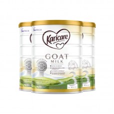 【新西兰直邮包邮】Karicare 可瑞康 婴幼儿羊奶粉3段 900克x3罐/箱（12个月+）【收件人身份证必须上传】【新疆、西藏、内蒙古、青海、宁夏、海南、甘肃，需加收运费】